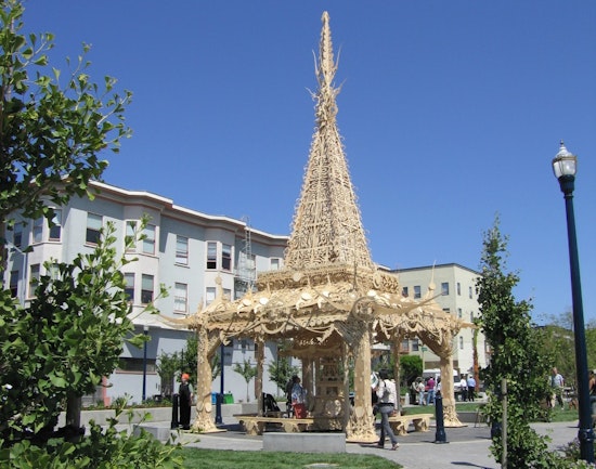 Burning Man Artist Brings Temple Back To Patricia's Green