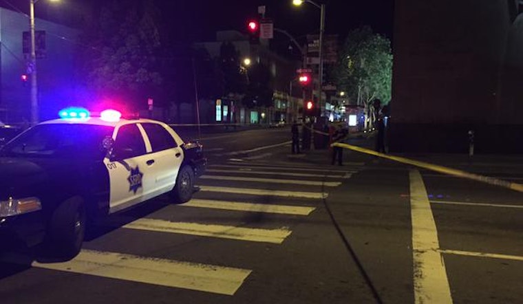 Robbery Suspect Hits Pedestrian At 8th & Mission During Police Chase