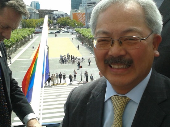 Pride Flag Rises At San Francisco City Hall