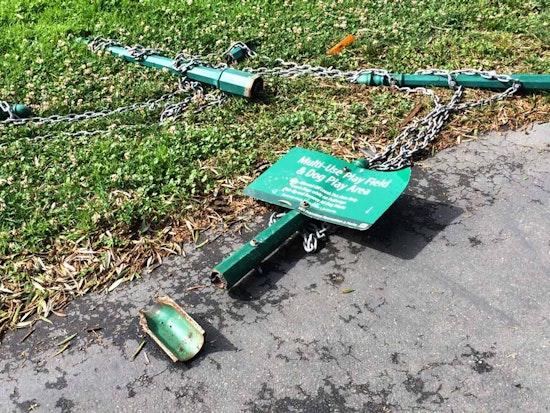Duboce Park Fence Damaged In Overnight Misadventure