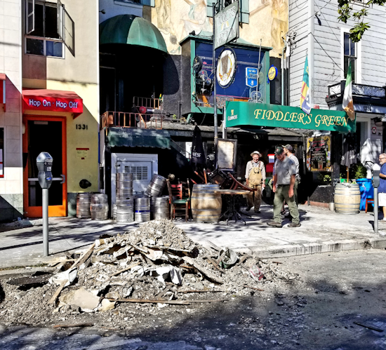 3-alarm fire displaces 9, closes North Beach bar