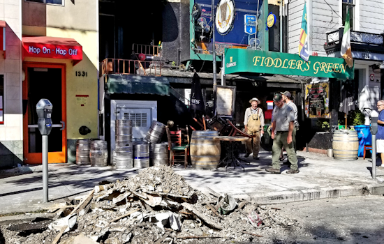 3-alarm fire displaces 9, closes North Beach bar