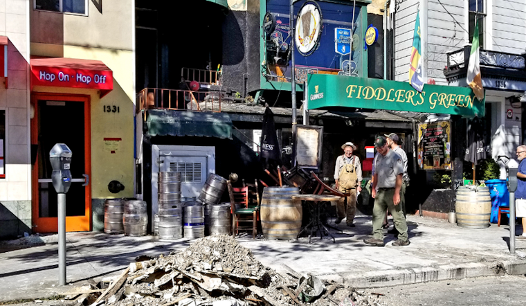 3-alarm fire displaces 9, closes North Beach bar