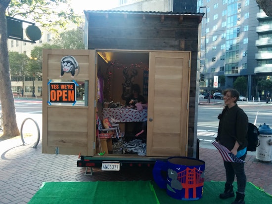 Studio 1, A Tiny Mobile Art Studio, Posts Up At 10th & Market