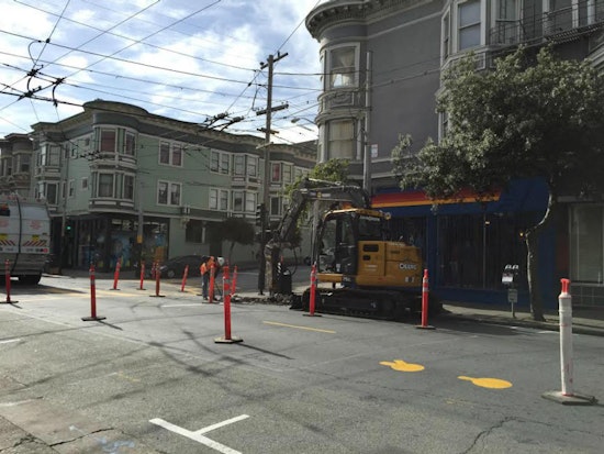 Street Construction Project Breaks Ground At Haight & Ashbury