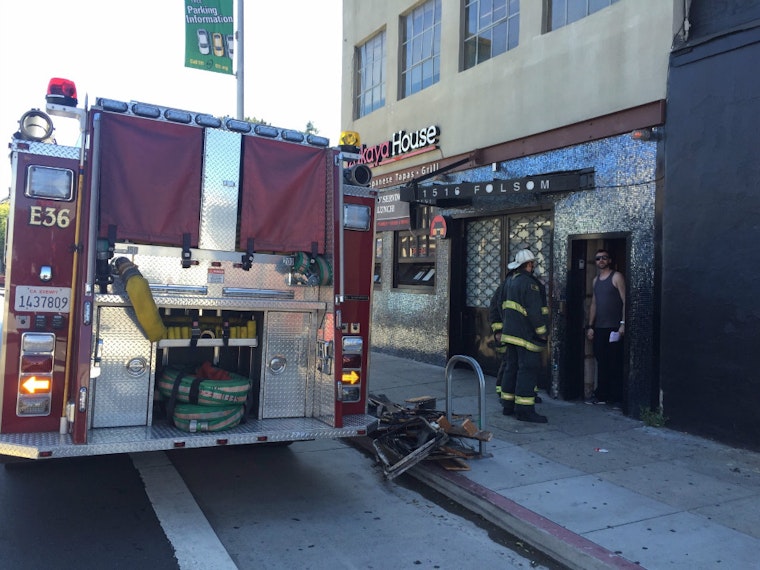 Photo: Interior Wall Destroyed, No One Hurt In Small Fire On Folsom