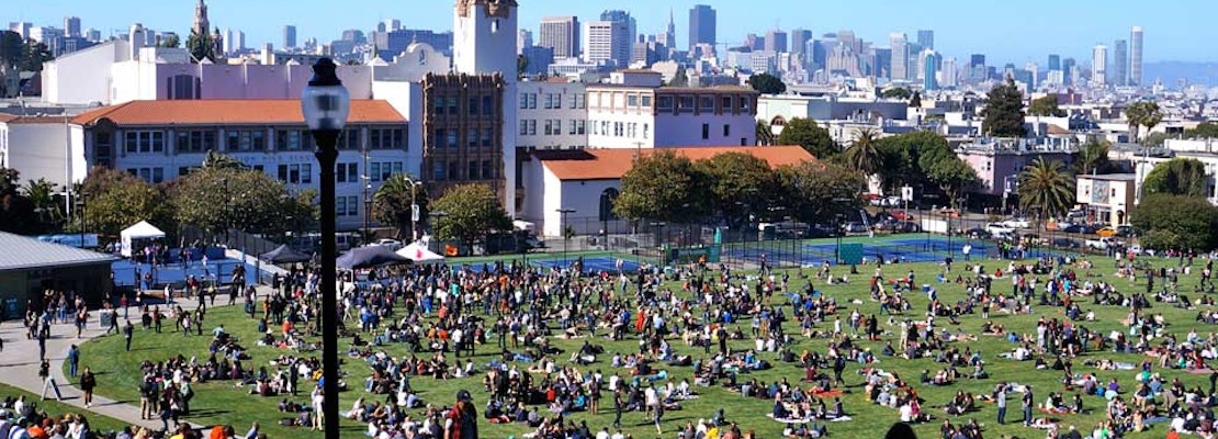 Scenes From Yesterday's Dolores Park Reopening